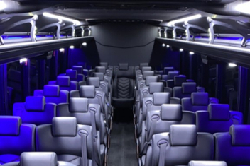 Castle Rock Charter Bus Interior