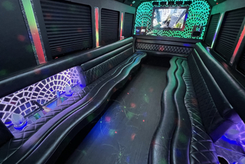 Castle Rock Limo Bus Interior